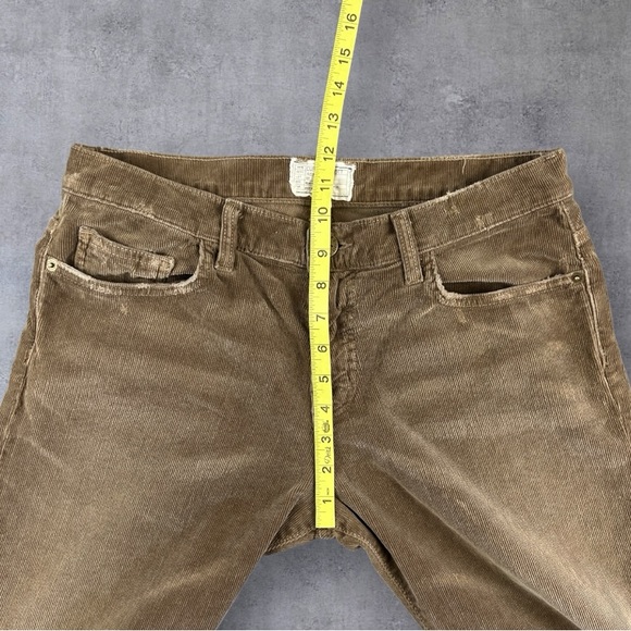 Current/Elliott Skinny Corduroy High Rise Jeans in Camel  Sz: 26 - Picture 12 of 14